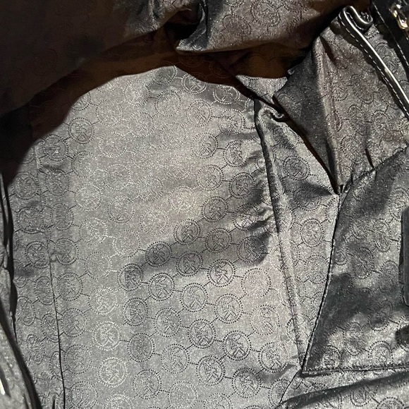 Michael Kors Black Studded Tote - Picture 8 of 15